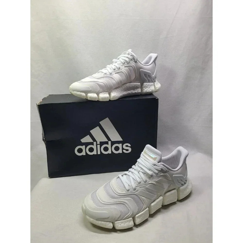 Adidas Mens Climacool Vento Running Sneakers Size 8.5 Triple White